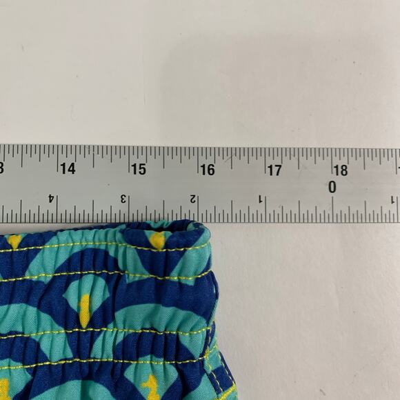 Capelle Clouds L Mens Mid Length Hybrid Short Collins Swim  Blue Yellow - Picture 7 of 10